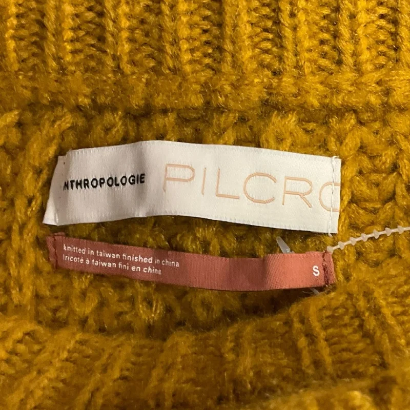 Women's Collarless Design SweatersSweater By Pilcro In Yellow, Size: S