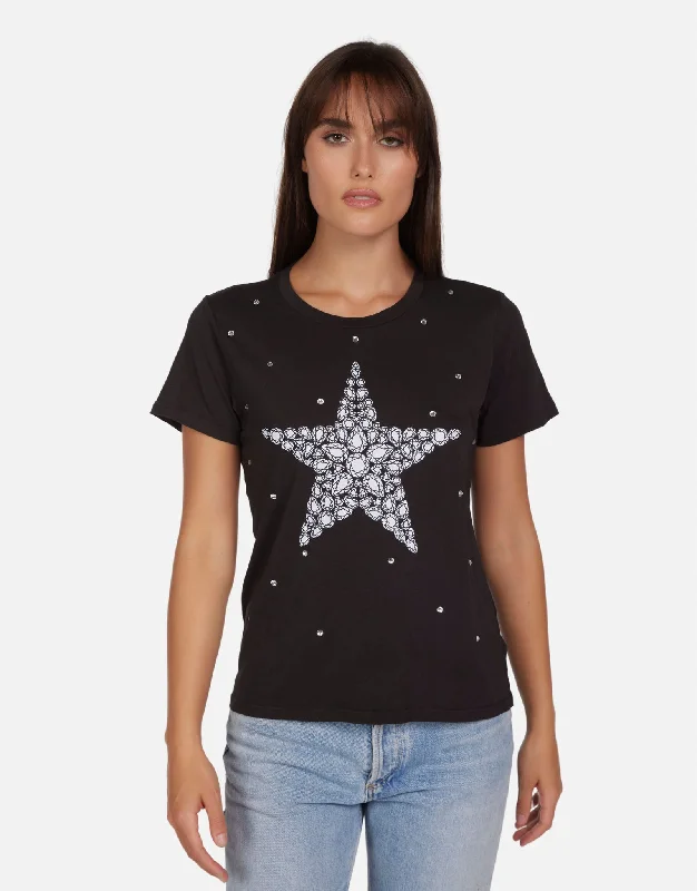 Women's Blouse with Square CollarCroft Diamond Star