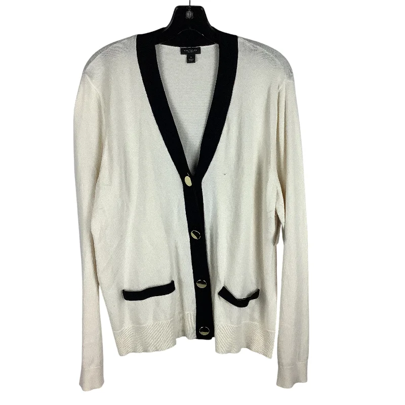 Women's Estonian Wool SweatersSweater Cardigan By Ann Taylor In White, Size: Xl