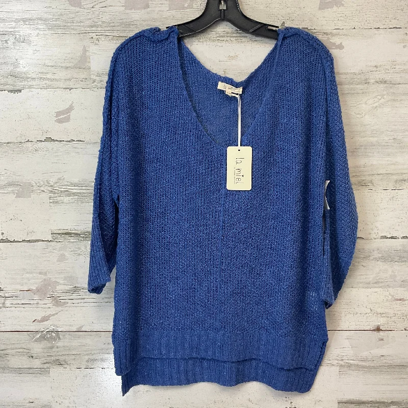 Women's Croatian Wool SweatersSweater By La Miel In Blue, Size: S / M