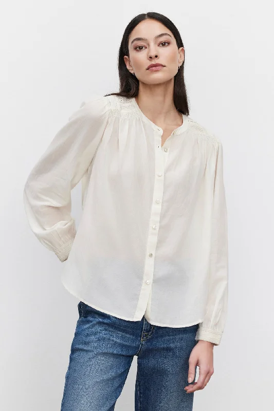 Women's Blouse with ZipperHOLLY TOP