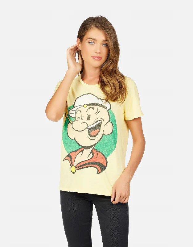 Women's Blouse with U-Shaped CollarCroft Vintage Popeye