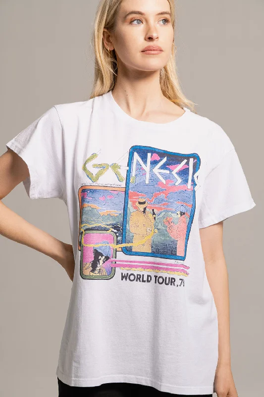 Women's Blouse with Narrow CollarGenesis - World Tour 78