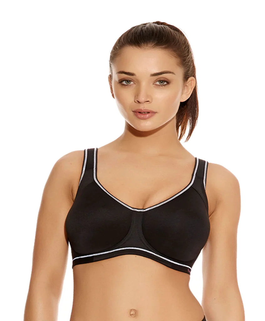 lace-up back bra for a custom fitFreya Sonic Storm Moulded Sports Bra