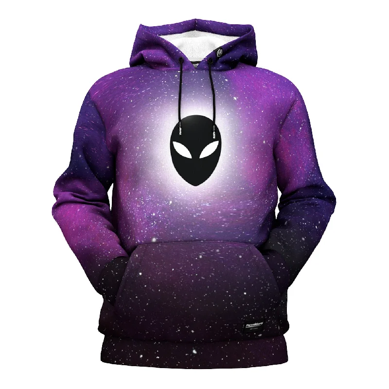 Women's Hooded Sweatshirts with Tie-Dye LiningPurple UFO Hoodie