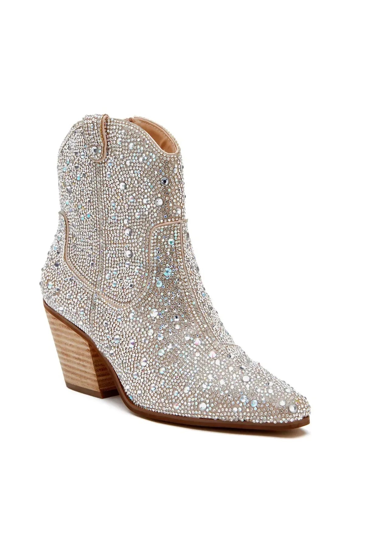 Women's Jumpsuits with Boat CollarHarlow Rhinestone Western Ankle Boot