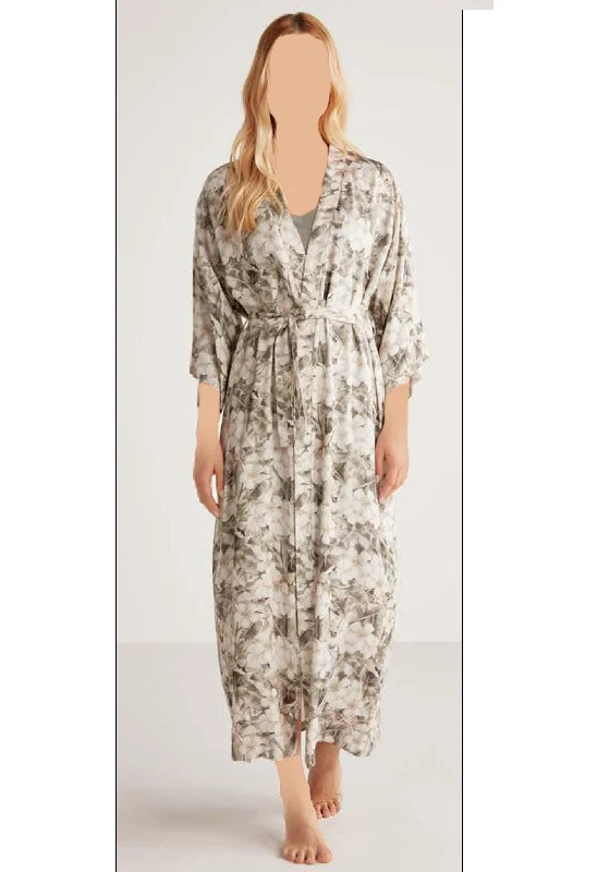 women's pajamas with a vintage lookS&L Long Robe Set