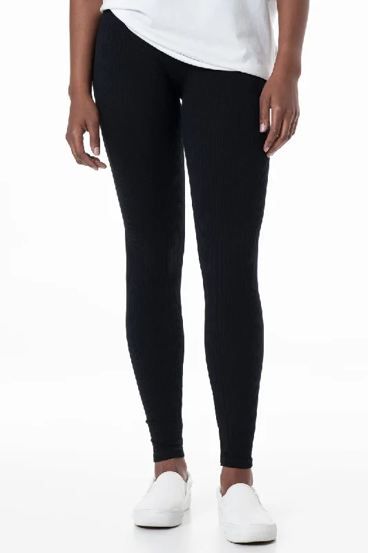 Ribbed Leggings _ 156542 _ Black