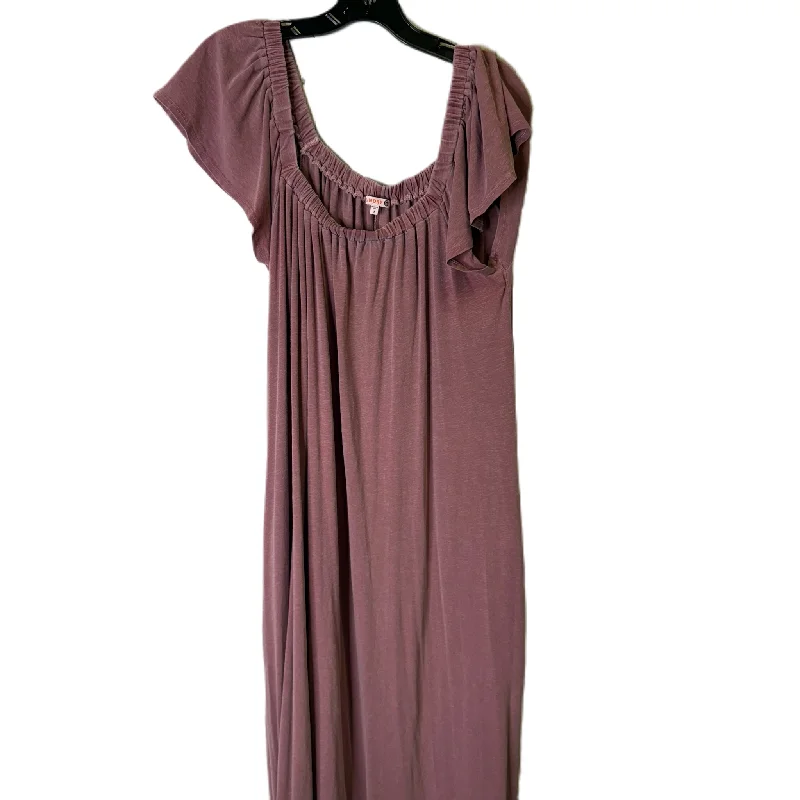 Women's Collarless DressesDress Casual Maxi By Sundry In Pink, Size: L