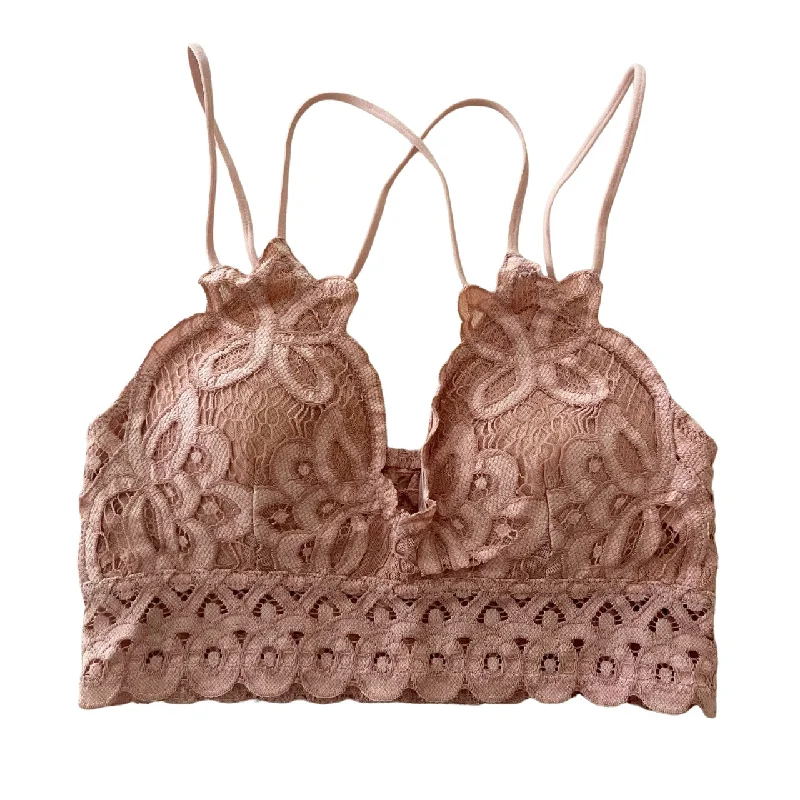 mastectomy form-fitting braBlush Crochet Bralette