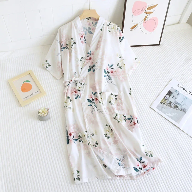 women's pajamas for those who value qualityWomen's Japanese-Style Kimono Robe