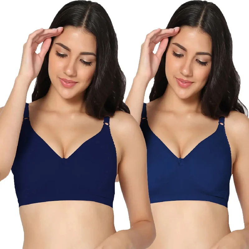 mastectomy bra with pocketsFull Coverage Non-Padded Bra (Pack of 2)