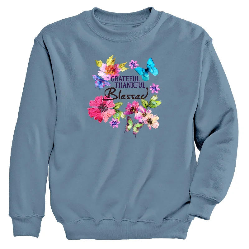 Women's Hooded Sweatshirts with Silk LiningGrateful Women's Crew Neck Sweatshirt