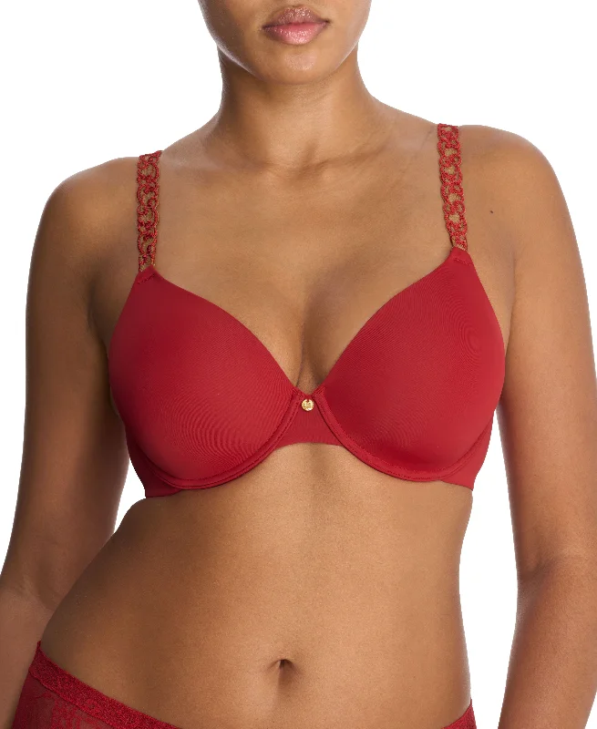 convertible halter bra with underwire supportPure Luxe Plunge T-Shirt Bra