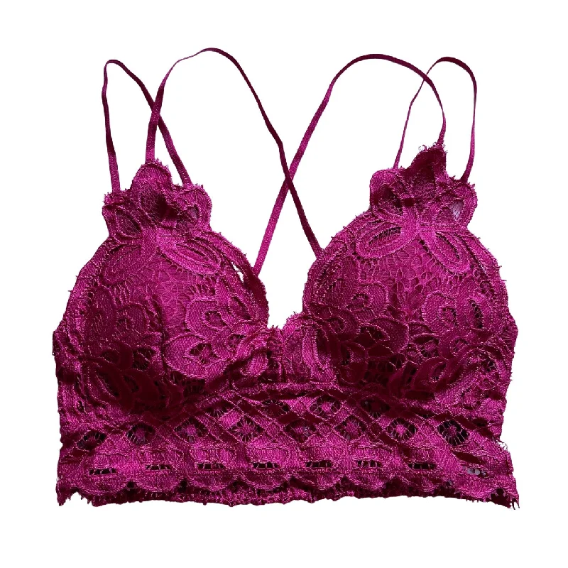 convertible halter-neck braBerry Crochet Bralette