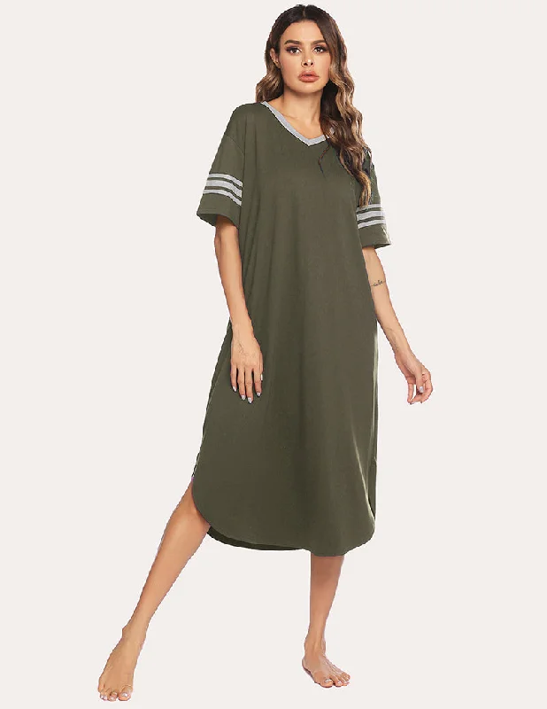 women's pajamas for those who cherish their bedtime routinesEkouaer Cotton Novelty Sleep Dress (US Only)