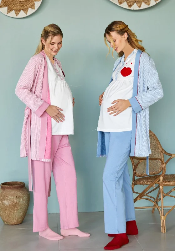 women's pajamas with adjustable strapsMaternal 3 Piece Set