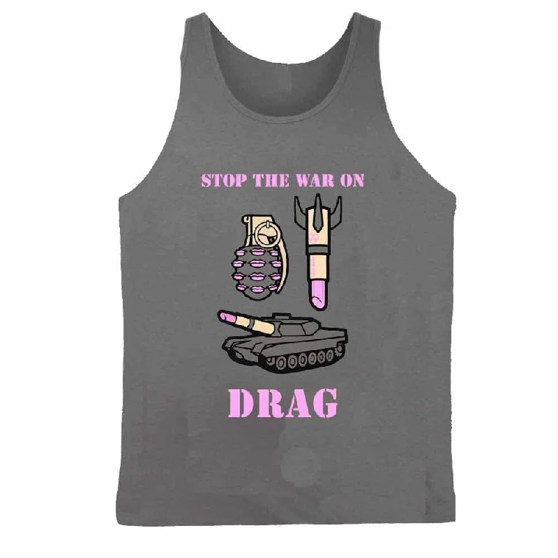 Women's Blouse with V-Shaped CollarStop The War On Drag Tank supporting Equality Florida