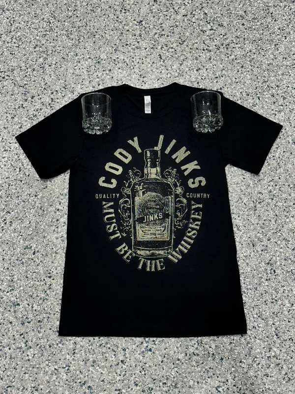 Women's Blouse with Rounded HemCJ Whiskey Bottle Shirt and Whiskey Glasses