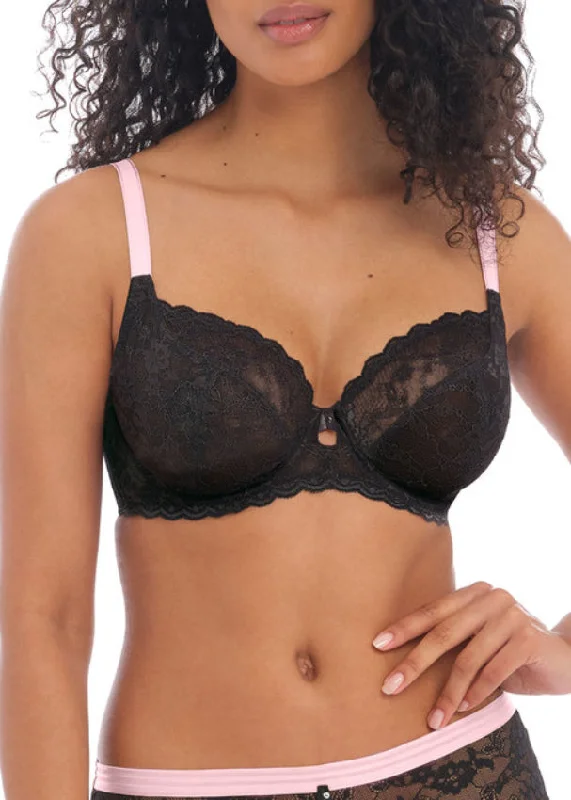 plus-size nursing bra with side supportOffbeat Gate Back Underwire Plunge Bra