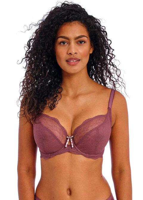 padded plunge braFreya Fancies Iced Mocha Uw Plunge Bra