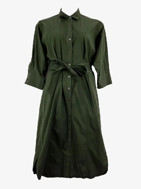 Women's Cold-Shoulder DressesWitchery Timeless Khaki Belted Shirt Maxi Dress Size 12