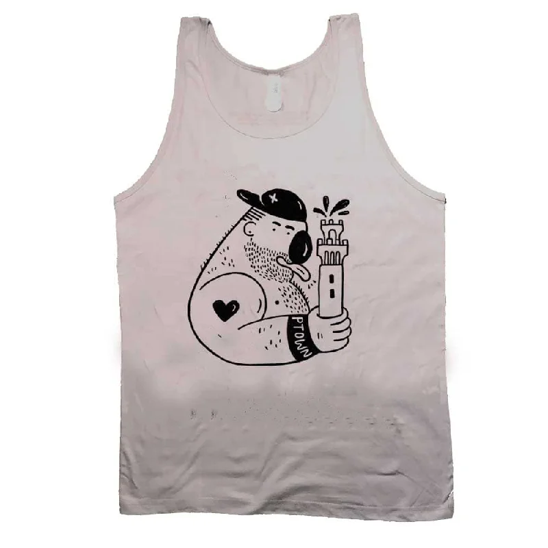 Women's Blouse with V-Shaped CollarPilgrim Monument Ptown Bear Tank