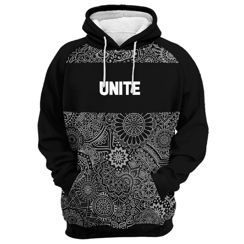 Women's Hooded Sweatshirts with Abstract LiningUnite Hoodie