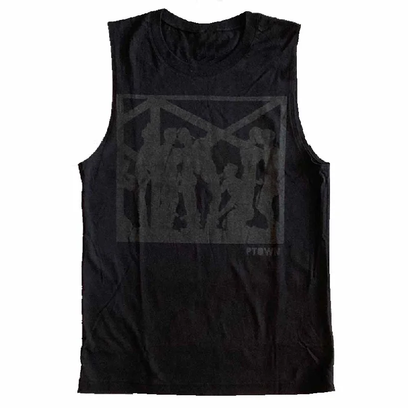 Women's Blouse with Notched CollarKinky Needles Provincetown Dick Dock Sleeveless T-Shirt