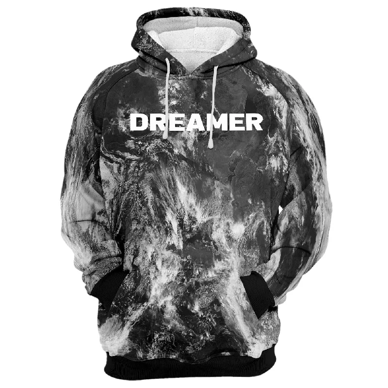 Women's Hooded Sweatshirts with Button ClosureDREAMER Hoodie