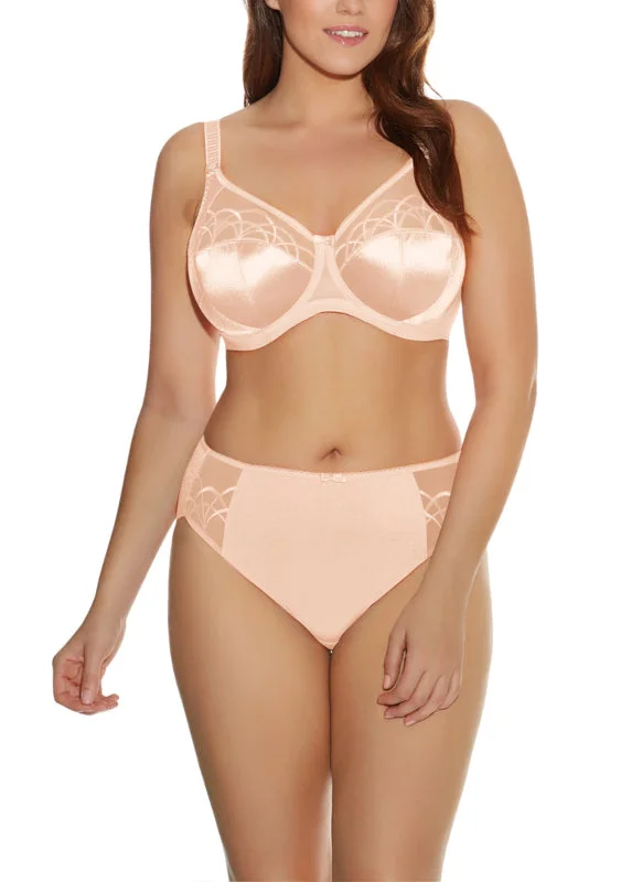 padded plunge braCate Full Cup Side Support Bra