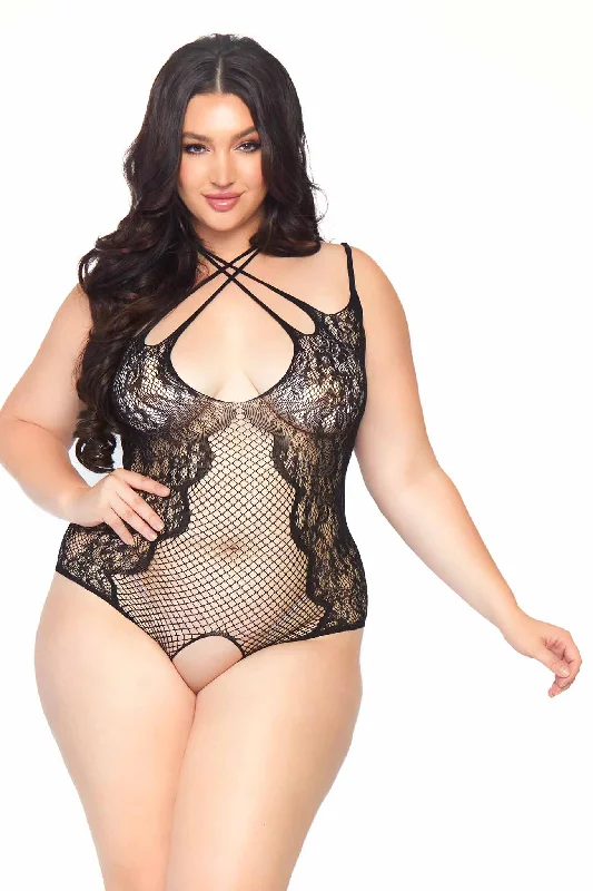 seamless bra with underwire supportLace Halter Teddy