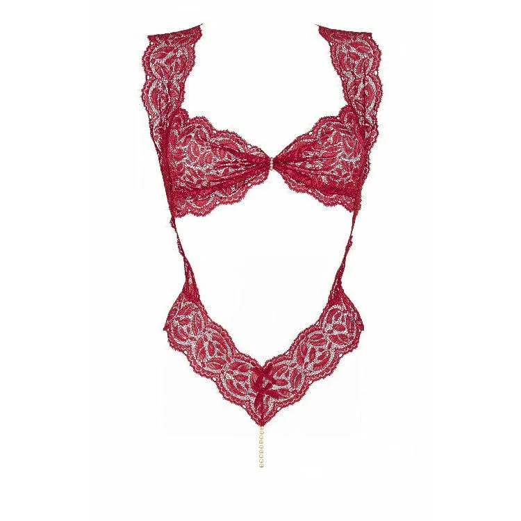 body shaper with adjustable hooks for a custom fitParis Red Classic Body