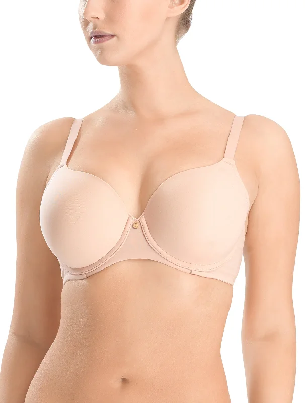 wireless bra with foam cups for shapeChic Comfort Full Figure Sweetheart T-Shirt Bra