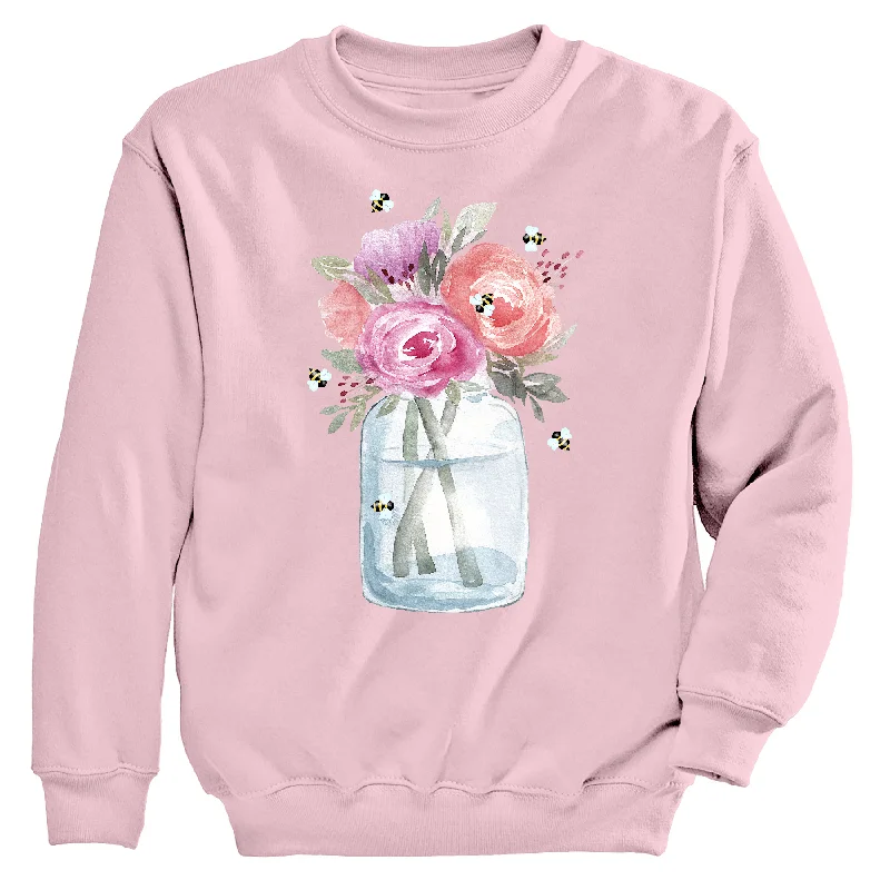 Women's Hooded Sweatshirts with Fitted SleevesSummer Arrangement Women's Crew Neck Sweatshirt