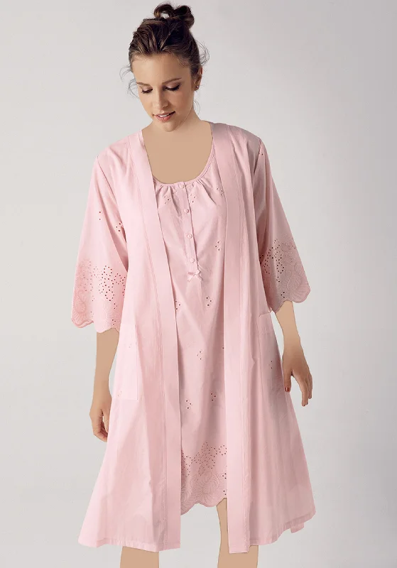 women's pajamas for those who seek cozy, all-night comfort100% Cotton Maternal Robe Set