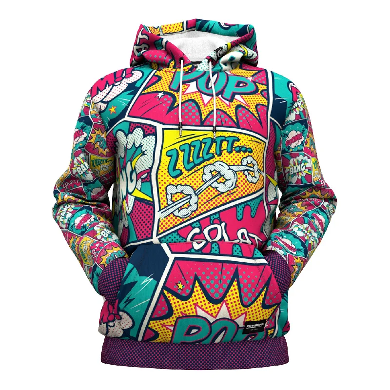 Women's Hooded Sweatshirts with Patch PocketsSplat Hoodie