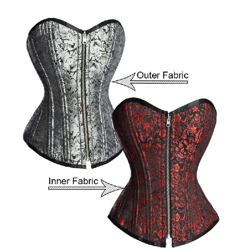 high-waisted shapewear with lace trim for eleganceEgypt Reversible Waist Training Corset