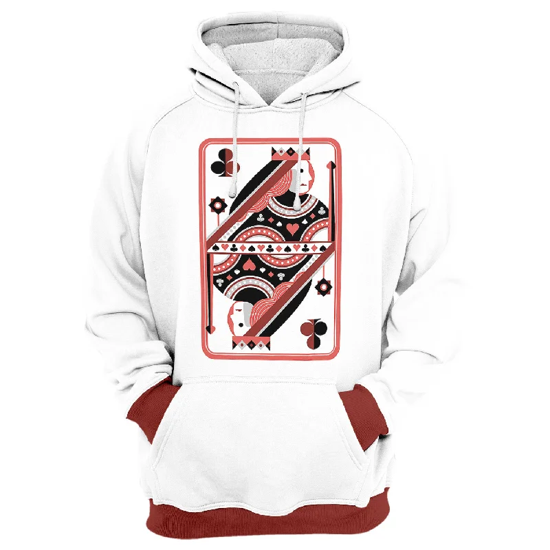 Women's Hooded Sweatshirts with Elastic WaistQueen Style 1 Hoodie