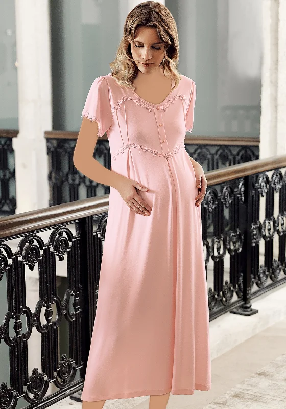 women's pajamas for a night of restMaternal Long Robe Set