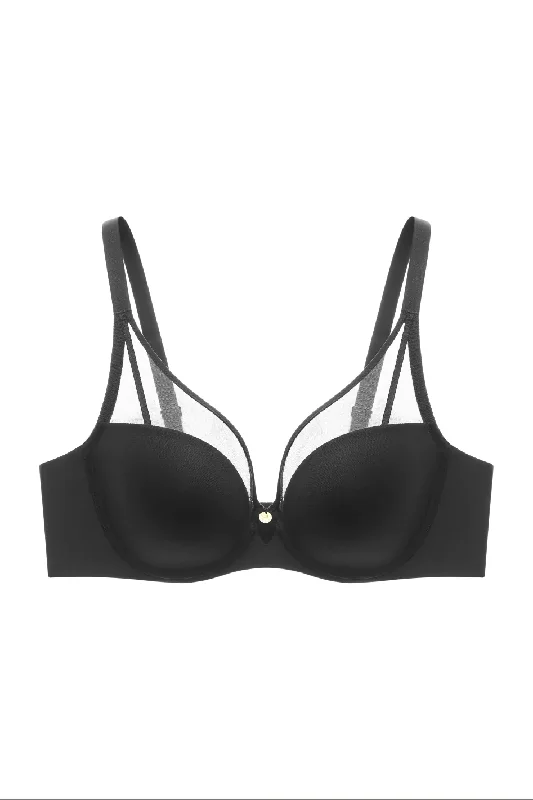 molded cup bra for shape retentionDay to Night Lift Bra (B - DD) - Black