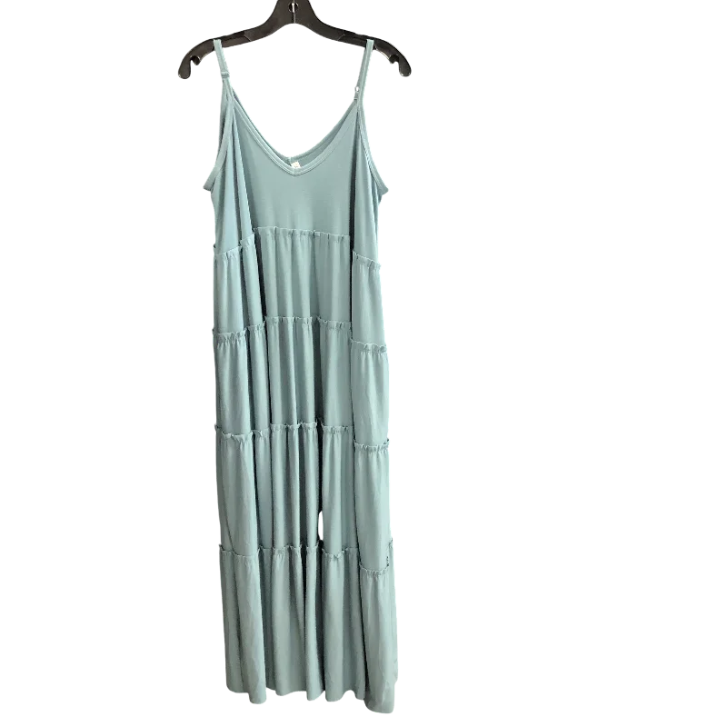 Women's Sweetheart-Back DressesDress Casual Maxi By Zenana Outfitters In Teal, Size: Xl