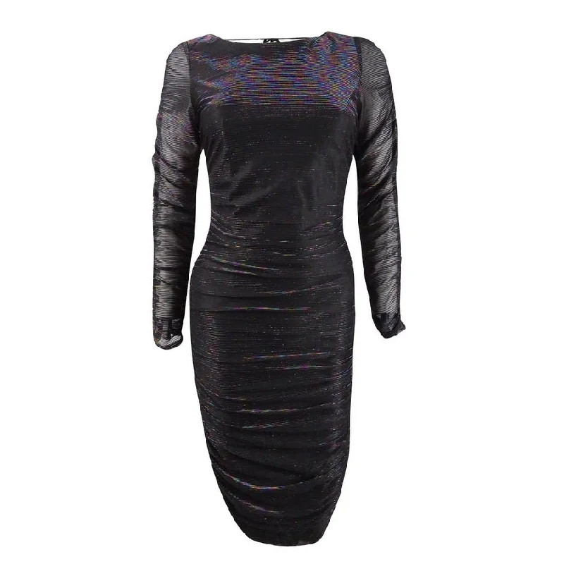 Women's Low Collar DressesRachel Rachel Roy Women's Glitter Ruched Bodycon Dress