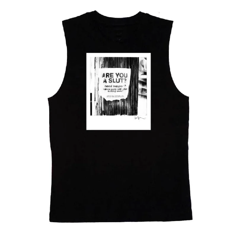 Women's Blouse with Long SleevesAre You A Slut? Sleeveless T-Shirt