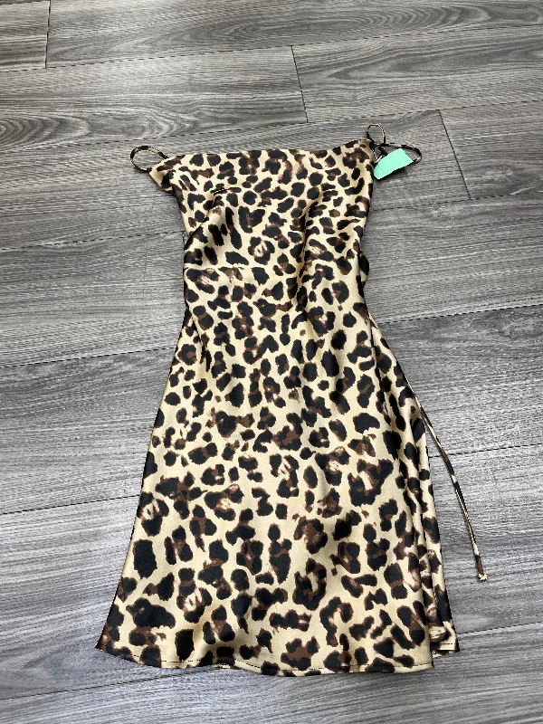 Women's Sleeveless DressesDress Party Short By Zara In Animal Print, Size: S