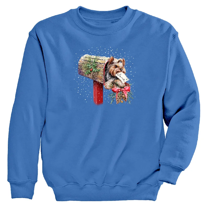 Women's Hooded Sweatshirts with Cozy FabricYorkie Mailbox Women's Sweatshirt