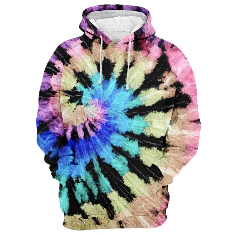 Women's Hooded Sweatshirts with Striped LiningBlack Sunrise Hoodie