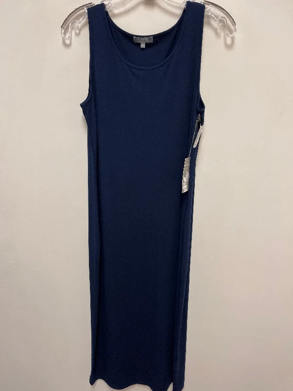 Women's Shawl Collar DressesDress Casual Maxi By Habitat In Navy, Size: Xs