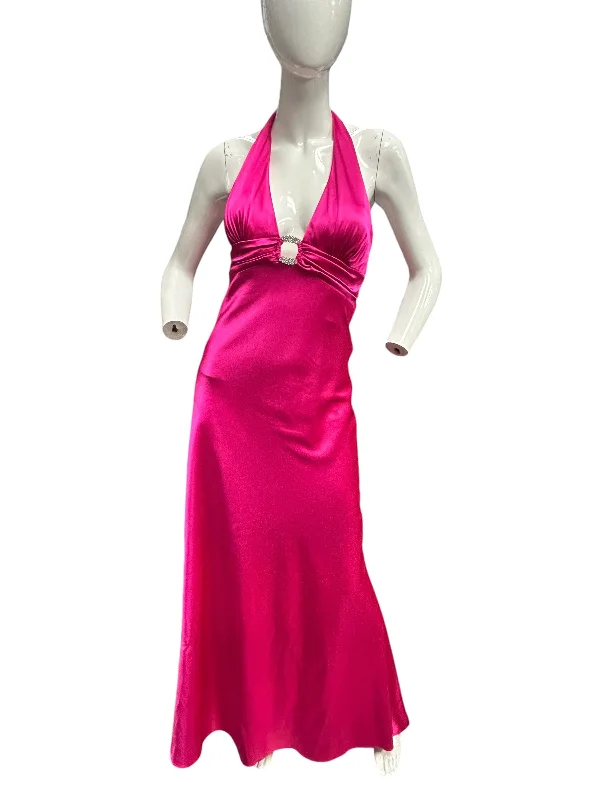 Women's Wide Collar DressesDress Party Long By Cmc In Pink, Size: S