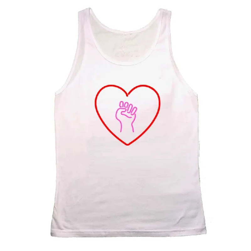 Women's Blouse with Narrow CollarLove As Activism Tank supporting Indivisible